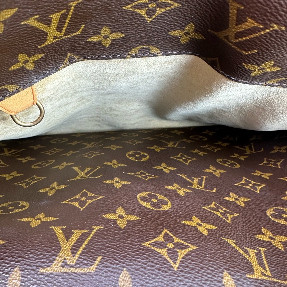 Louis Vuitton Brown and Tan Monogram Tote - Picture 8 of 13